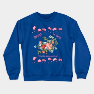 Flowers in Spring time Crewneck Sweatshirt